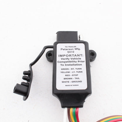 Peterson V5410 Trailer Wagon Tail Light Converter Complete Kit 5-Wire to 4-Wire
