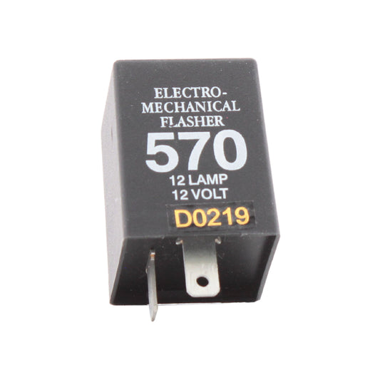 Peterson V570 Red 12-Lamp Electro-Mechanical Flashers 2-Prong Medium Duty 1.5"