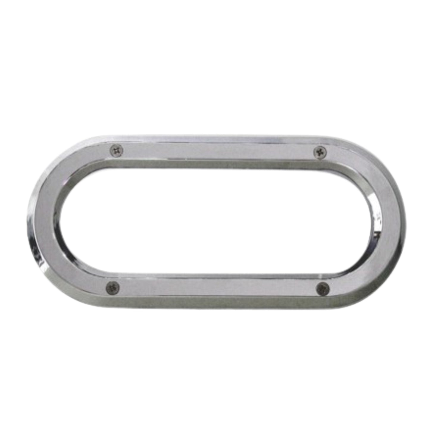 Peterson V7011 Chrome Oval Decorative Bezel 7.88" L x 0.48" W x 3.65" H