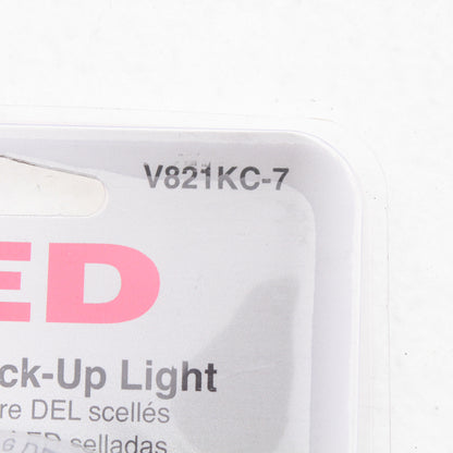Peterson V821KC-7 Oval Clear White 6.5" LED Back-Up Light Trailer Wagon