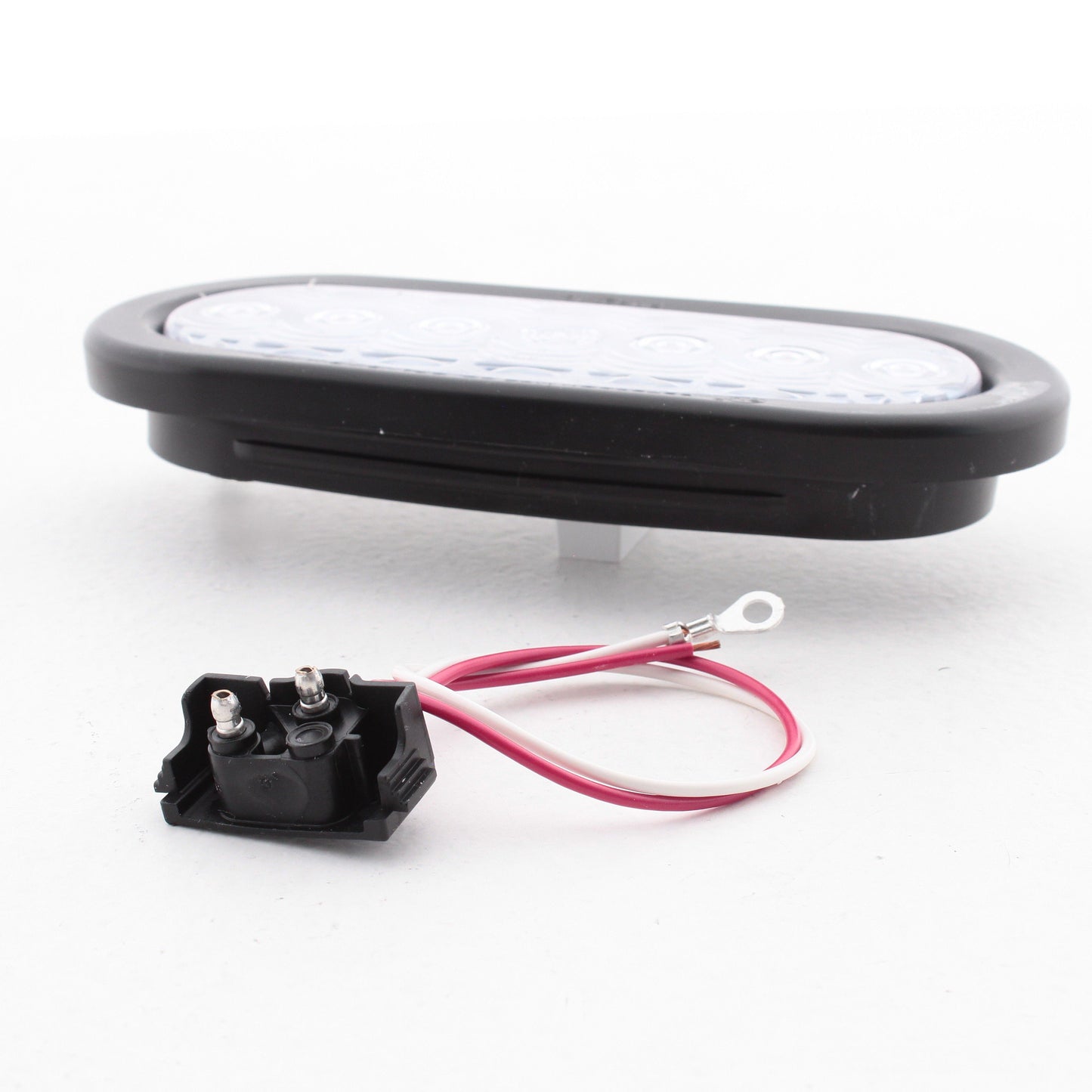 Peterson V821KC-7 Oval Clear White 6.5" LED Back-Up Light Trailer Wagon