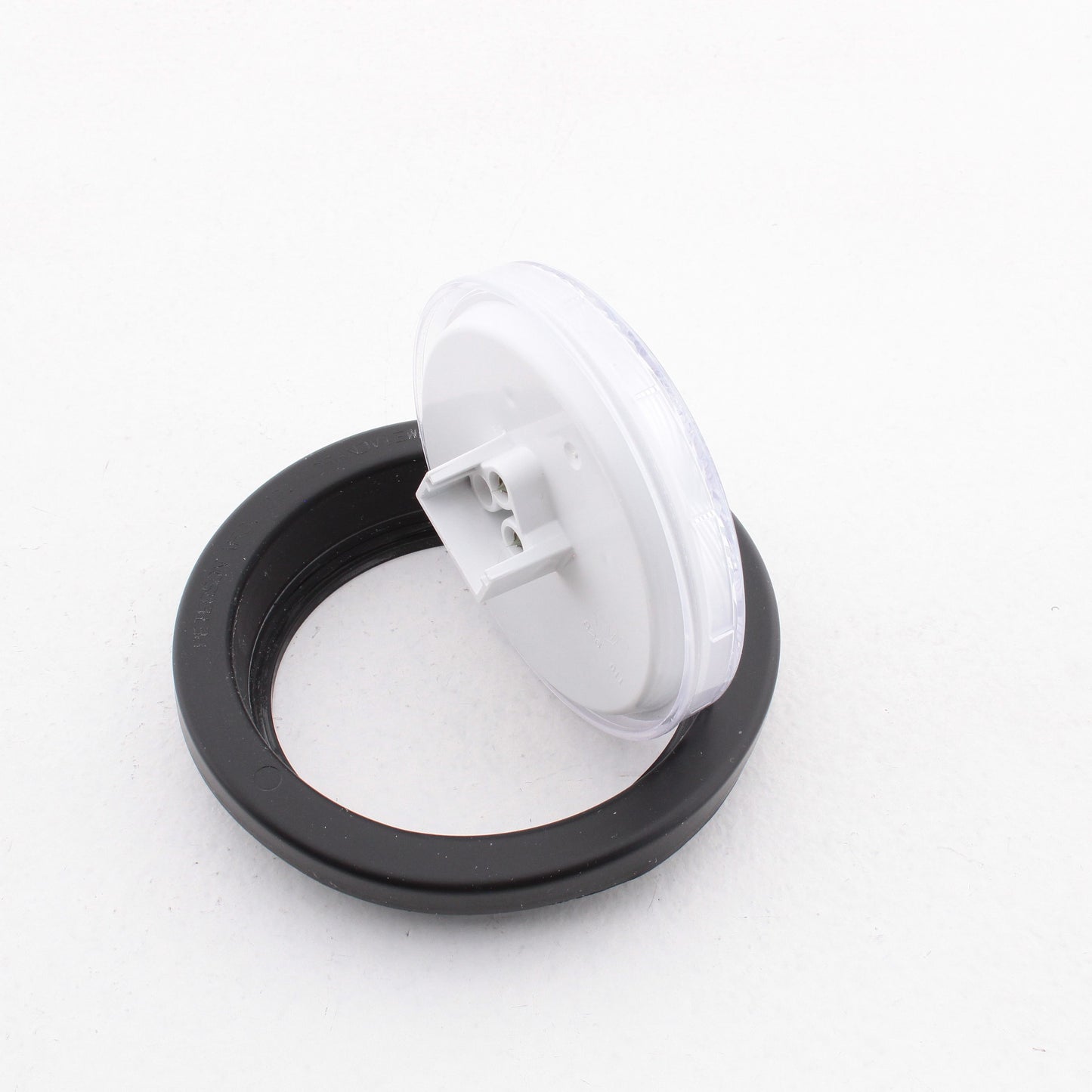 Peterson V826KC7 LED 4" Round Clear Back-Up PL3 Light White Grommet Kit