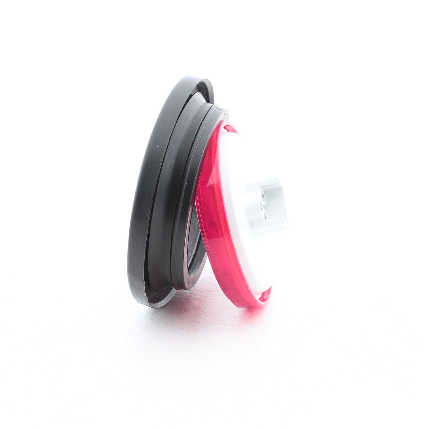 Peterson V826KR-7 4" Round Red LED Stop Turn Tail Light Grommet Mount Kit