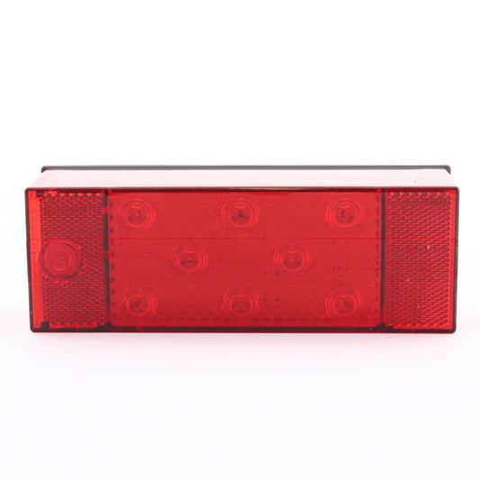 Peterson V856L 7-15/16" Piranha Red LED Left License Tail Light Over 80" Wide