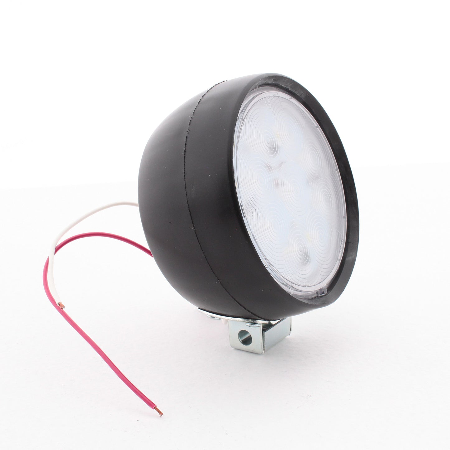 Peterson V908 LumenX 4" Round White LED Work Light Rubber Housing Trailer