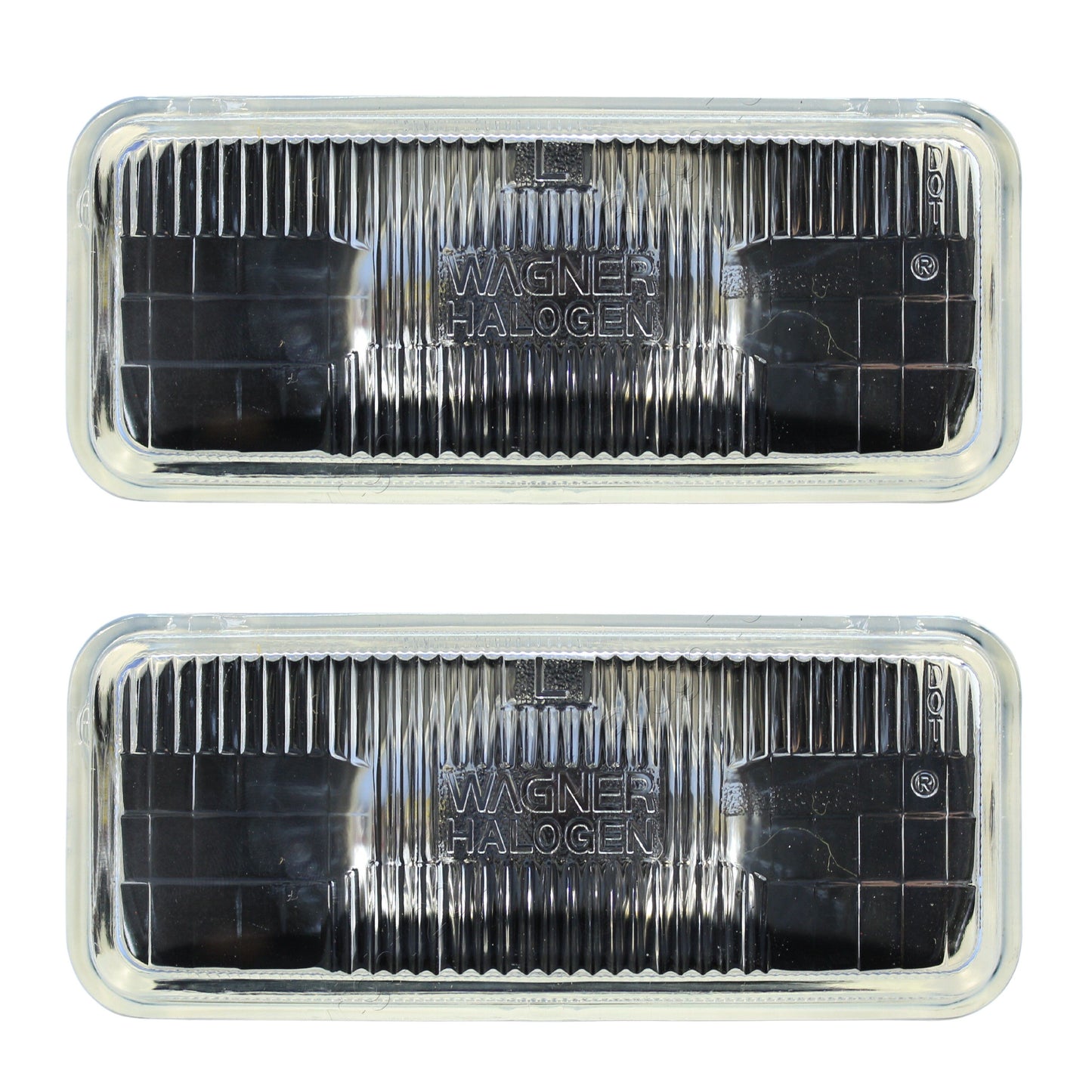 2 Philips Rectangle Halogen Headlamps C-8 12V 55W Low Beam fits 93-97 Camaro