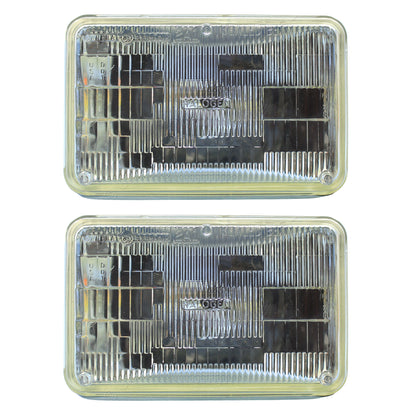 2 Philips H4656 Halogen Headlamps fits C-6 12V 35W High Low Beam 75-86 DeVille