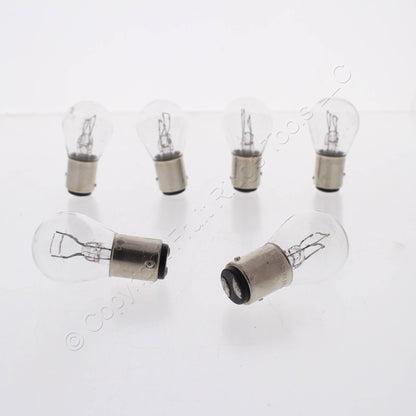 6pcs Philips Double Contact Miniature Incandescent Replacement 8.26W Bulbs 1157