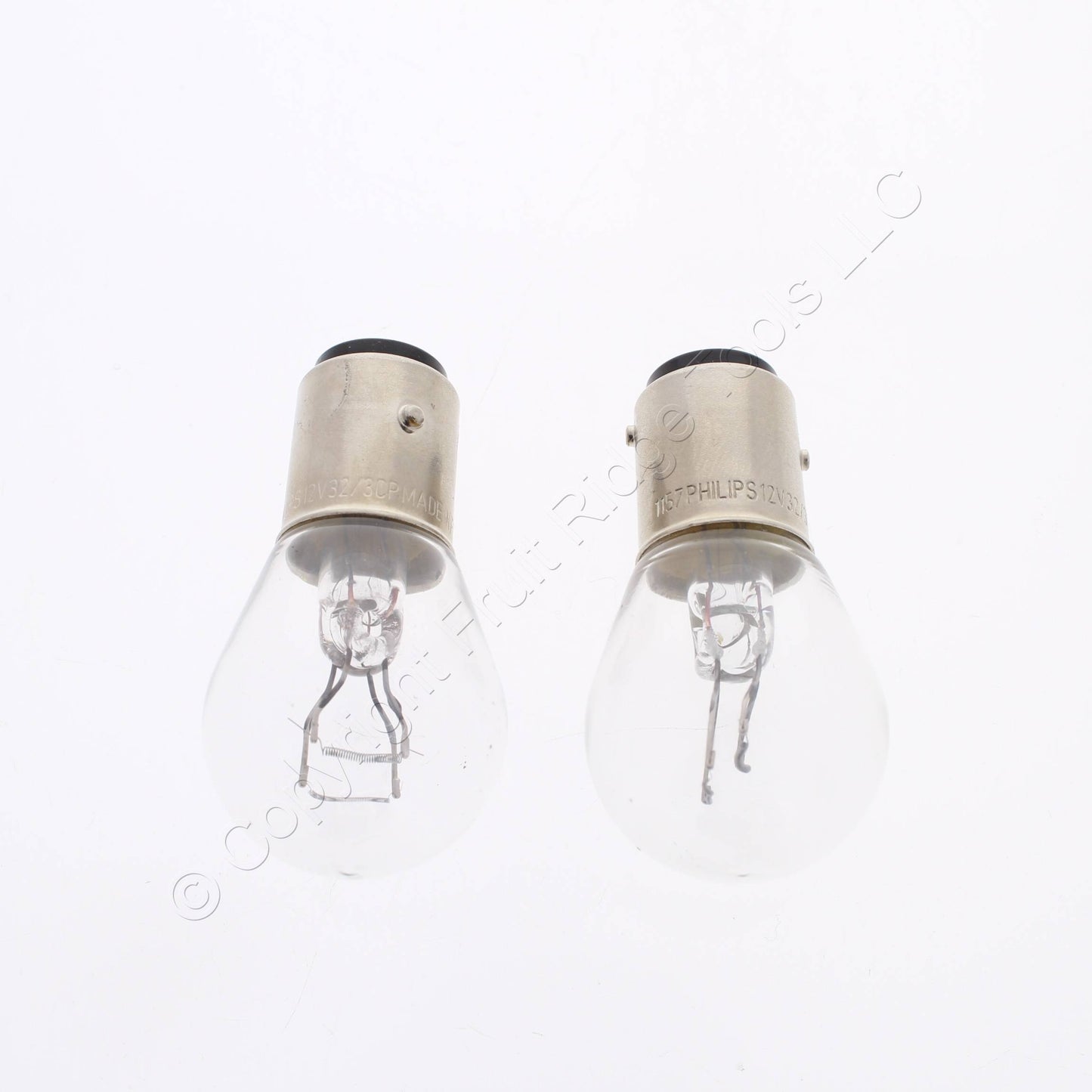 6pcs Philips Double Contact Miniature Incandescent Replacement 8.26W Bulbs 1157