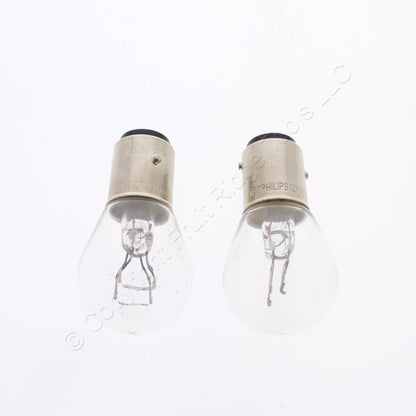 6pcs Philips Double Contact Miniature Incandescent Replacement 8.26W Bulbs 1157