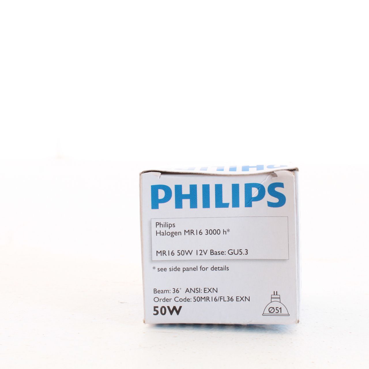 Philips Lighting 50MR16/FL36 Dimmable EXN Hal. Bulb 12V 50W GU5.3