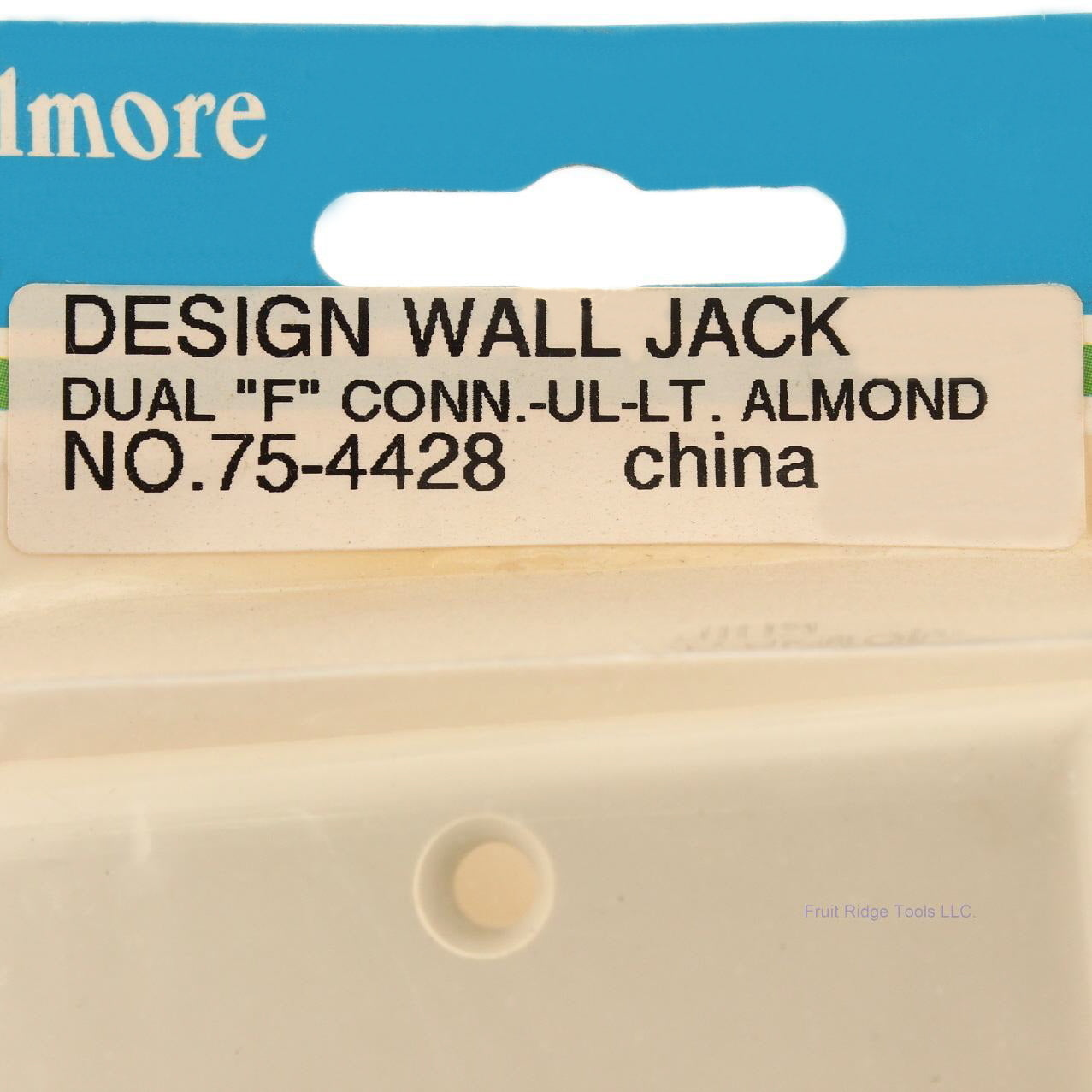 Philmore 75-4428 Light Almond Designer Jack Wall Plate