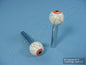 Pilot IP-1015 Bloodshot Eye Ball Door Lock Pin Pull Knobs Non-Threaded 2pcs
