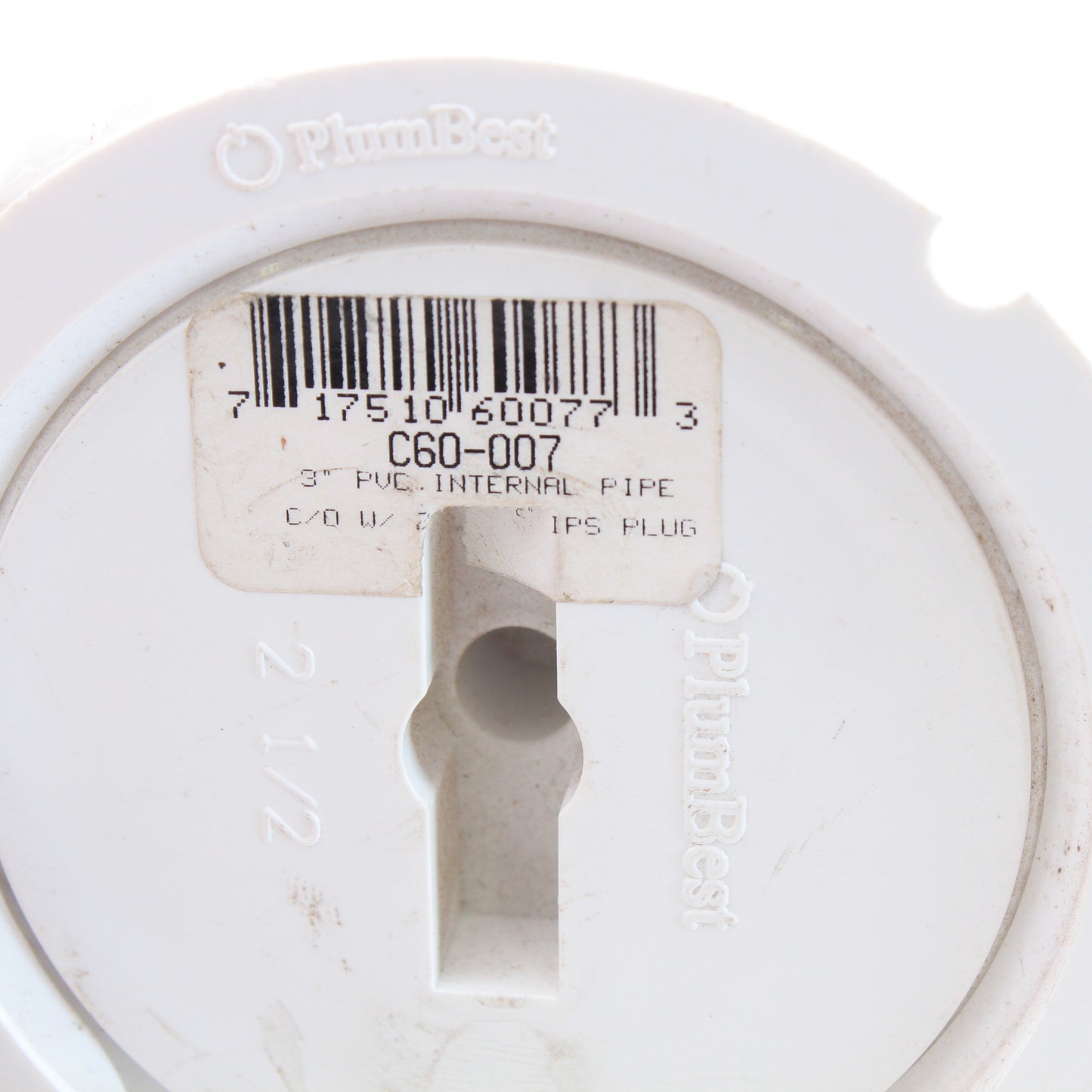PlumBest 3" PVC Internal Pipe C/O FTG