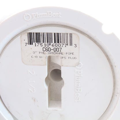PlumBest 3" PVC Internal Pipe C/O FTG