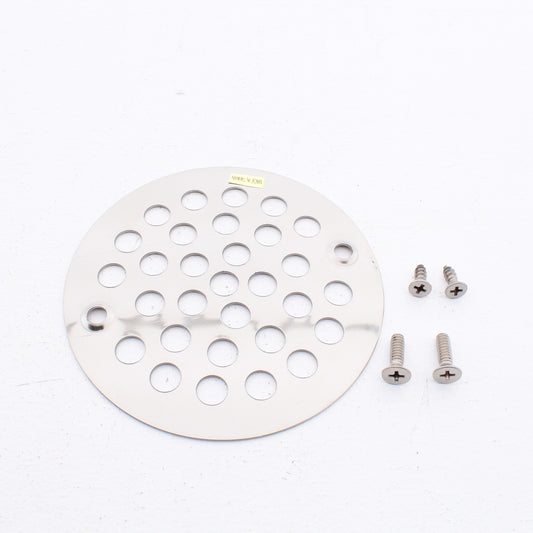 Jones Stephens PlumBest Brushed Nickel Shower Drain Replacement Strainer
