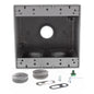 Preferred Industries 613183 Aluminum 2-Gang Deep Weatherproof Box 36.5 Cu In.