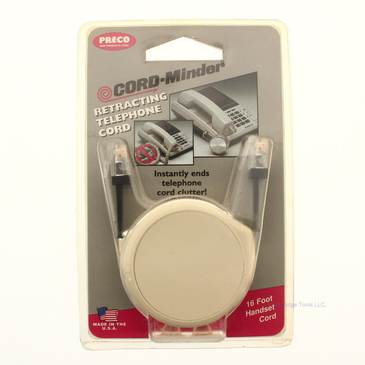 Preco Cord-Minder Retracting Telephone Cord R-71-16-I