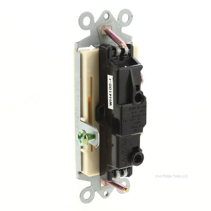 Preferred Industries WH4100 Ivory Single Pole 15A Rocker Light Switch Control