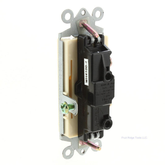 Preferred Industries WH4100 Ivory Single Pole 15A Rocker Light Switch Control