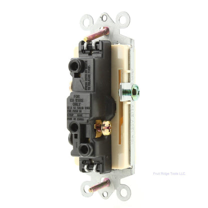 Preferred Industries WH4200 Ivory 3-Way 15A Decorator Rocker Light Paddle Switch