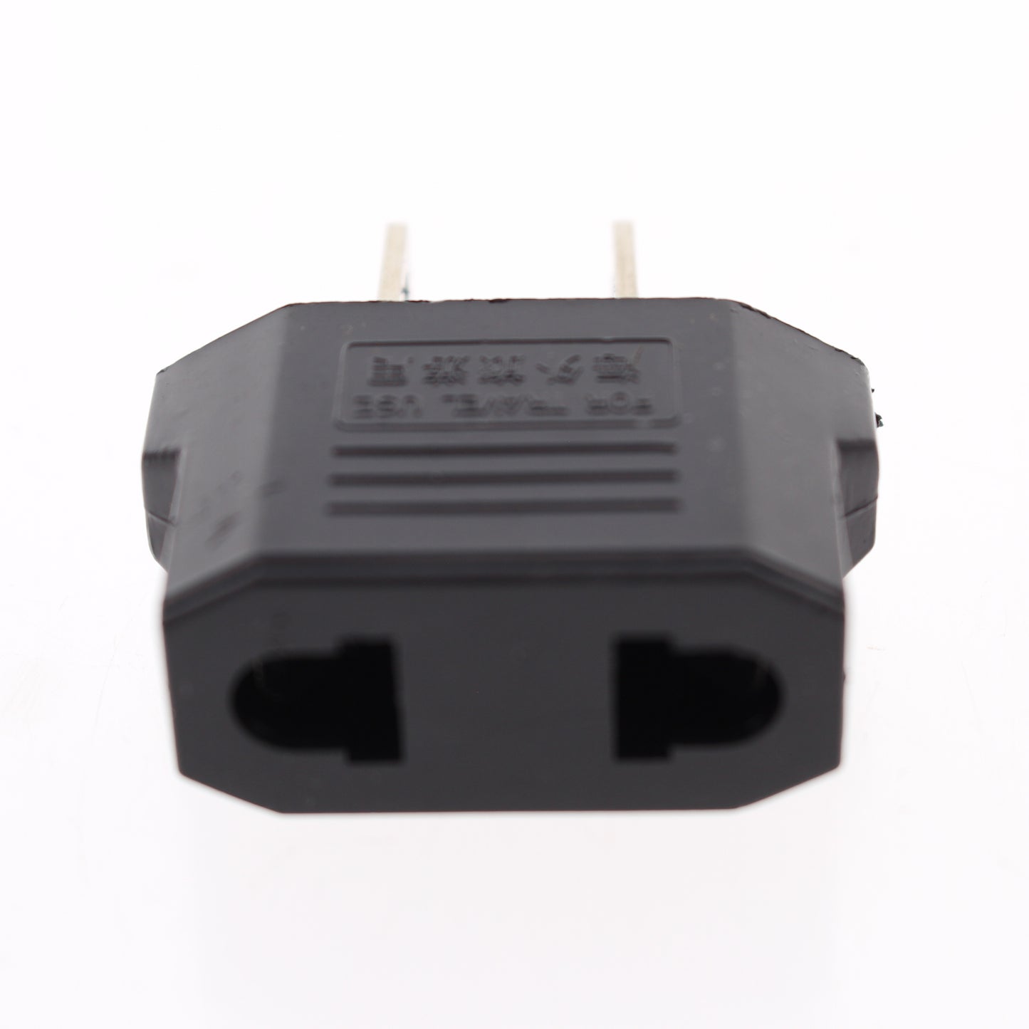 Private Label 41-13619 Travel Convert Europe to USA Power Plug Wall Adaptor 10pk
