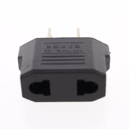 Private Label 41-13619 Travel Convert Europe to USA Power Plug Wall Adaptor 10pk