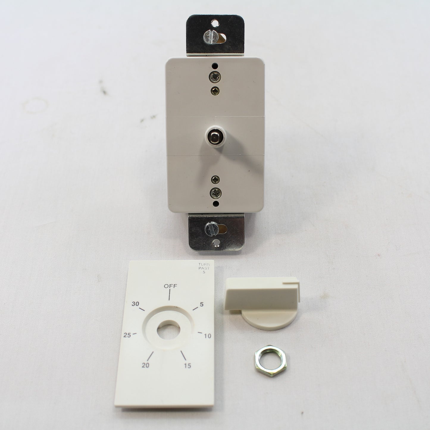 Precision PD-30M White Faded Spring Wound 30-Minute Timer Switch 20A 125 Volt AC