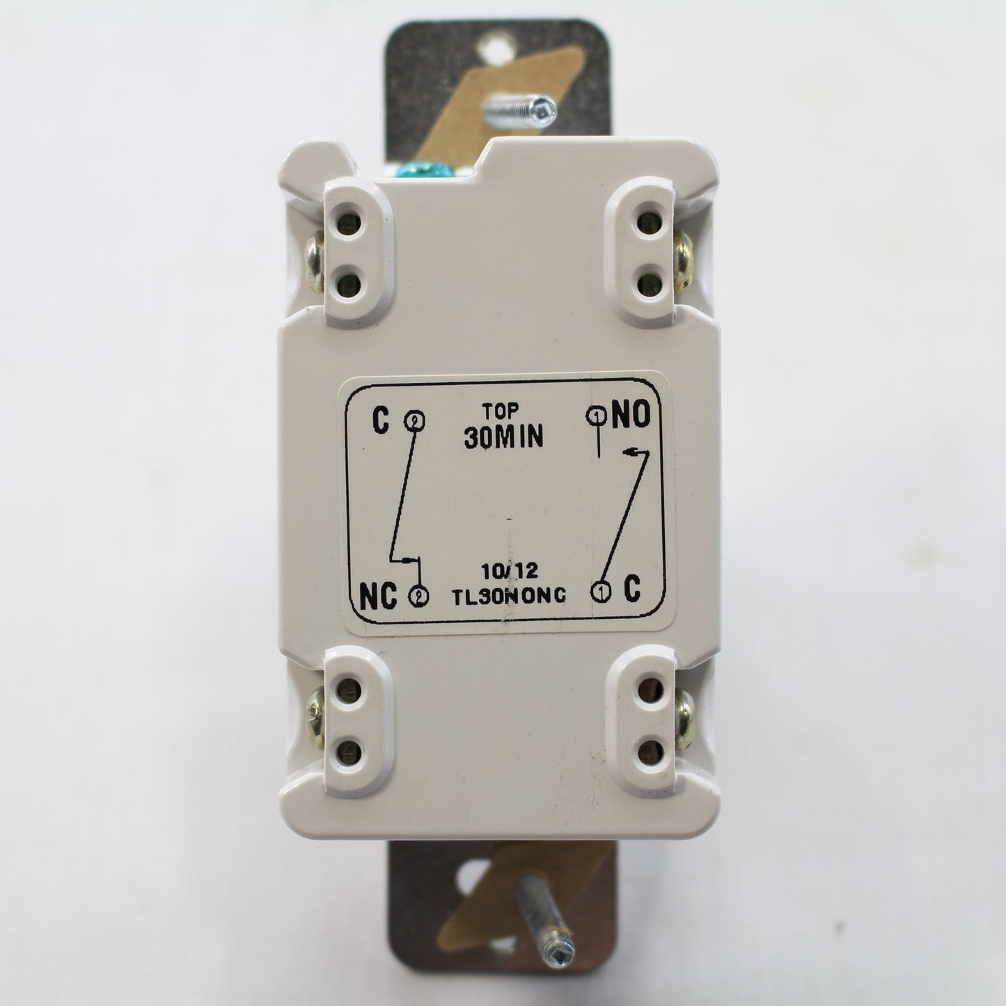 Precision PD-30M White Faded Spring Wound 30-Minute Timer Switch 20A 125 Volt AC