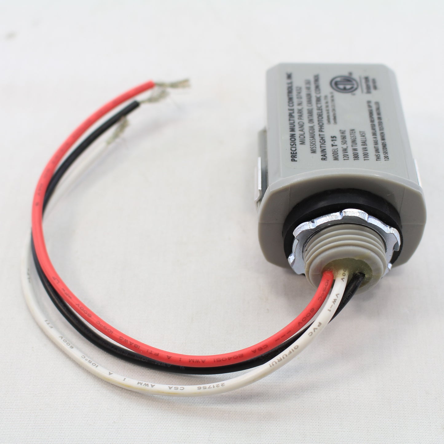 Precision T-15 SPST 120V Photocell - Stem Mounting