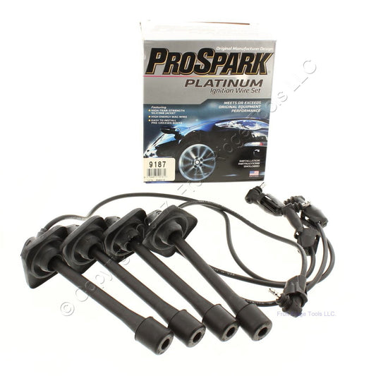 ProSpark Platinum 9187 Spark Plug Ignition Wire Set for 92-93 Camry 2.2L I4