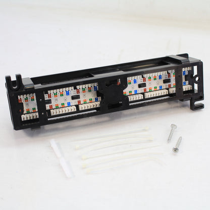 Platinum Tools 650-12C5 12 Port Cat5e Non-Shielded Patch Panel