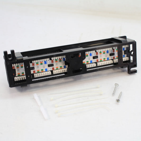 Platinum Tools 650-12C5 12 Port Cat5e Non-Shielded Patch Panel