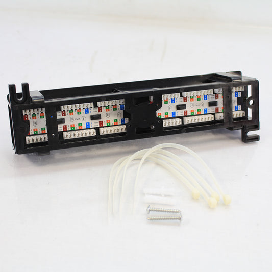 Platinum Tools 660-12C6 12 Port Cat6 Non-Shielded Patch Panel