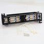 Platinum Tools 660-12C6 12 Port Cat6 Non-Shielded Patch Panel