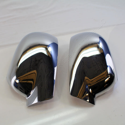 Pair Putco 40052 Chrome Door Mirror Cover Trim Overlays for 05-06 Trailblazer