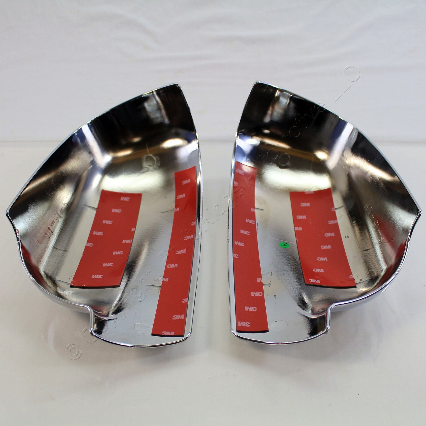 Pair Putco 40052 Chrome Door Mirror Cover Trim Overlays for 05-06 Trailblazer