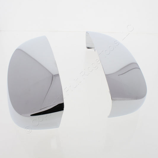 Pair Putco 400130 Chrome Upper Mirror Overlay for 07-08 Tahoe Suburban Silverado