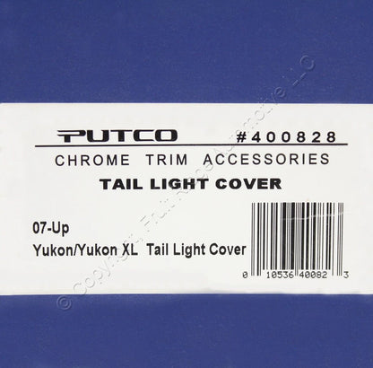 Putco 400828 Chrome Trim Tail Light Covers for 2007-up GMC Yukon Yukon XL 2pcs
