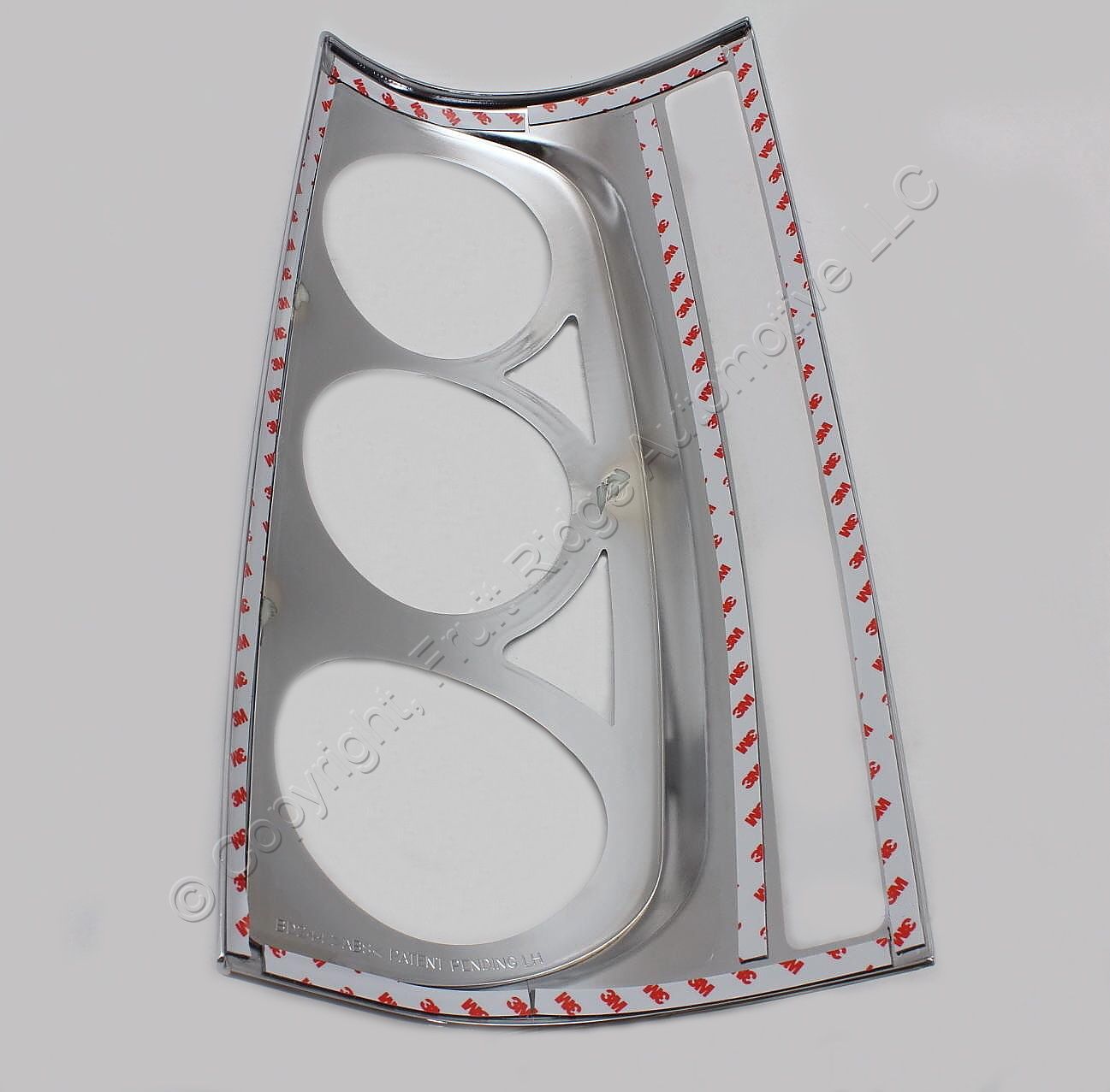 Putco 400828 Chrome Trim Tail Light Covers for 2007-up GMC Yukon Yukon XL 2pcs