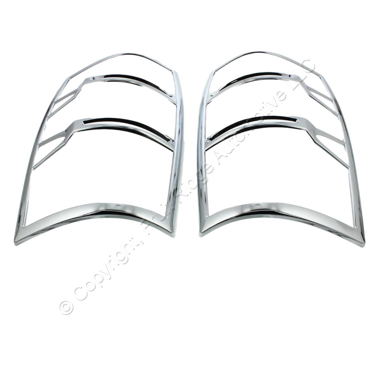 Pair Putco 400866 Chrome Tail Light Lamp Cover for 2007-13 Yukon & Yukon XL