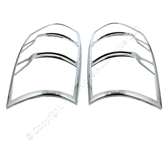 Pair Putco 400866 Chrome Tail Light Lamp Cover for 2007-13 Yukon & Yukon XL