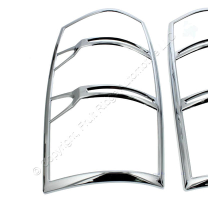 Pair Putco 400866 Chrome Tail Light Lamp Cover for 2007-13 Yukon & Yukon XL