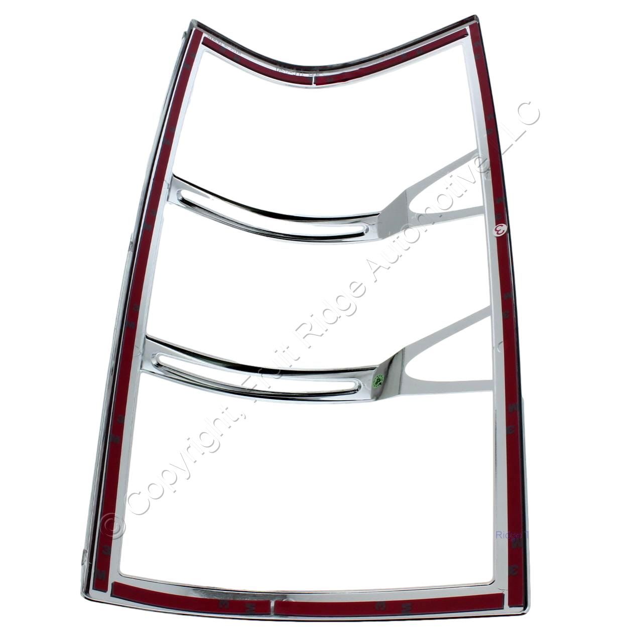 Pair Putco 400866 Chrome Tail Light Lamp Cover for 2007-13 Yukon & Yukon XL