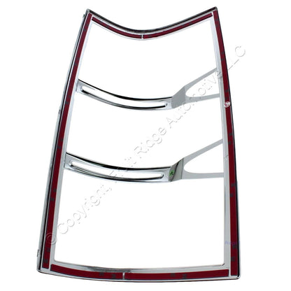Pair Putco 400866 Chrome Tail Light Lamp Cover for 2007-13 Yukon & Yukon XL