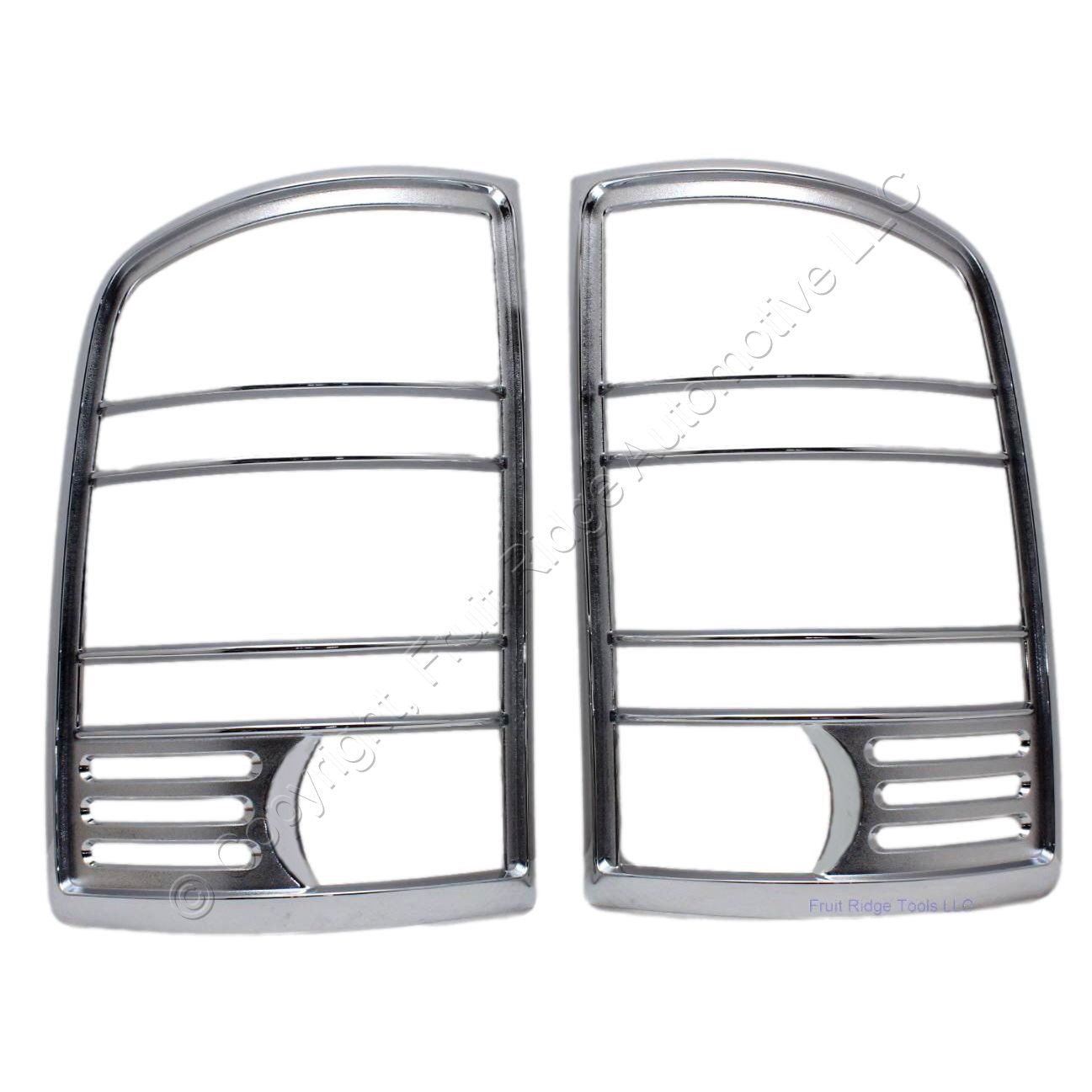 Putco 400889 Chrome Trim Tail Light Covers for 2007-2008 GMC Sierra Right Left