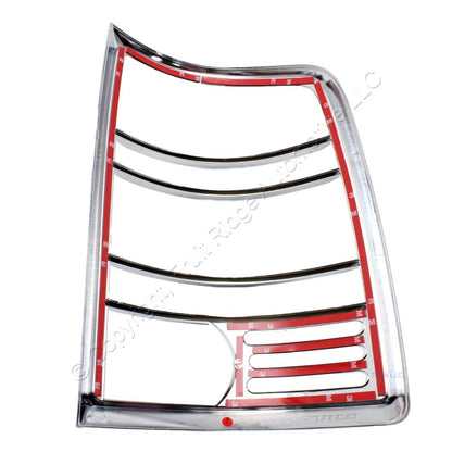 Putco 400889 Chrome Trim Tail Light Covers for 2007-2008 GMC Sierra Right Left