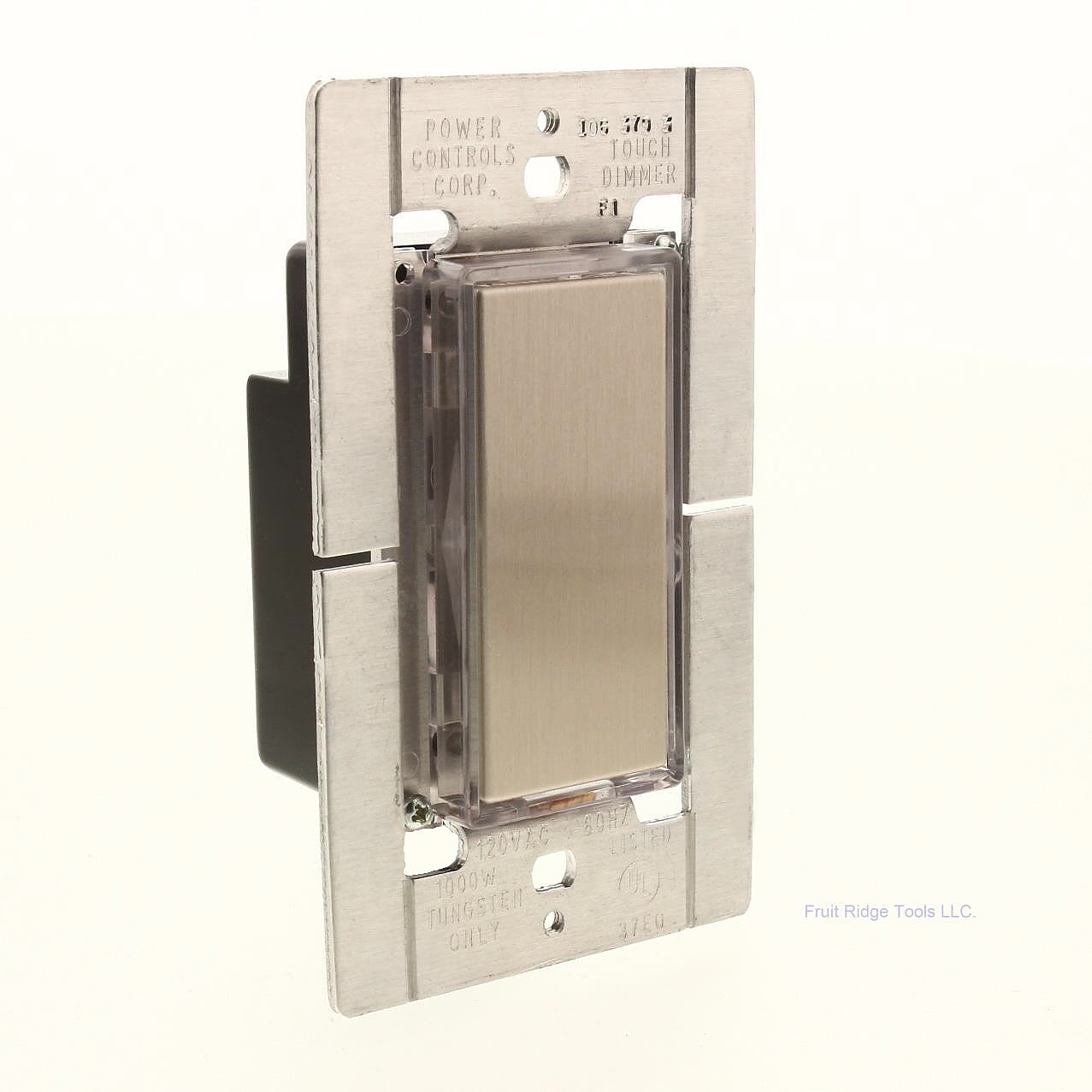 Power Controls TCH-1033 Silver Heavy-Duty Incandescent Touch Dimmer 1000W