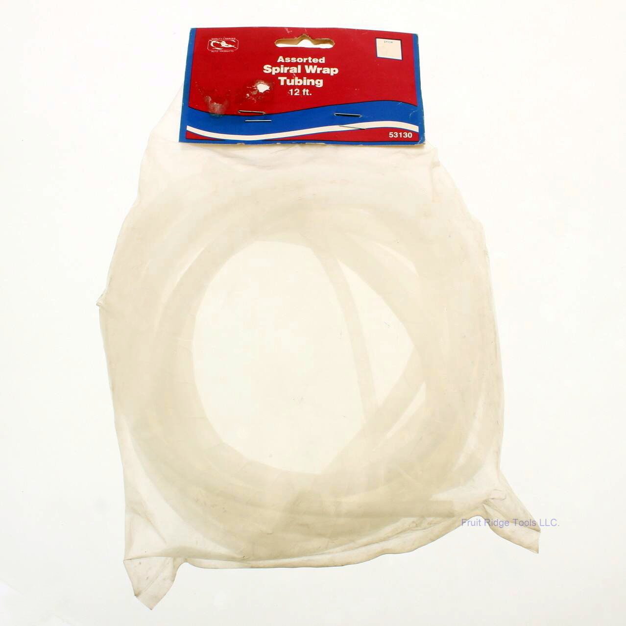 Assorted 5313 12ft Dual Nylon Spiral Wrap Tubing 6ft 1/4" & 6' 1/2" Diameter