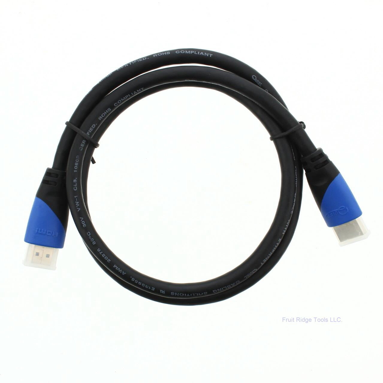 Quest HDI-1403 3ft Technology International HDMI High Speed Ethernet Cable Data